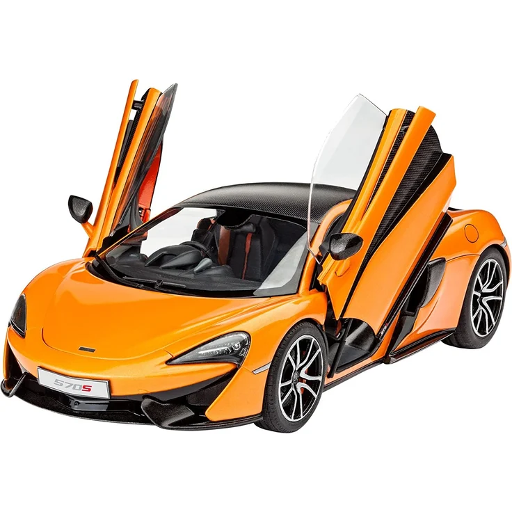 Revell Modellbausatz Auto 1:24 - McLaren 570S im Maßstab 1:24, Level 3, originalgetreue Nachbildung mit vielen Details, 07051 – Bild 3