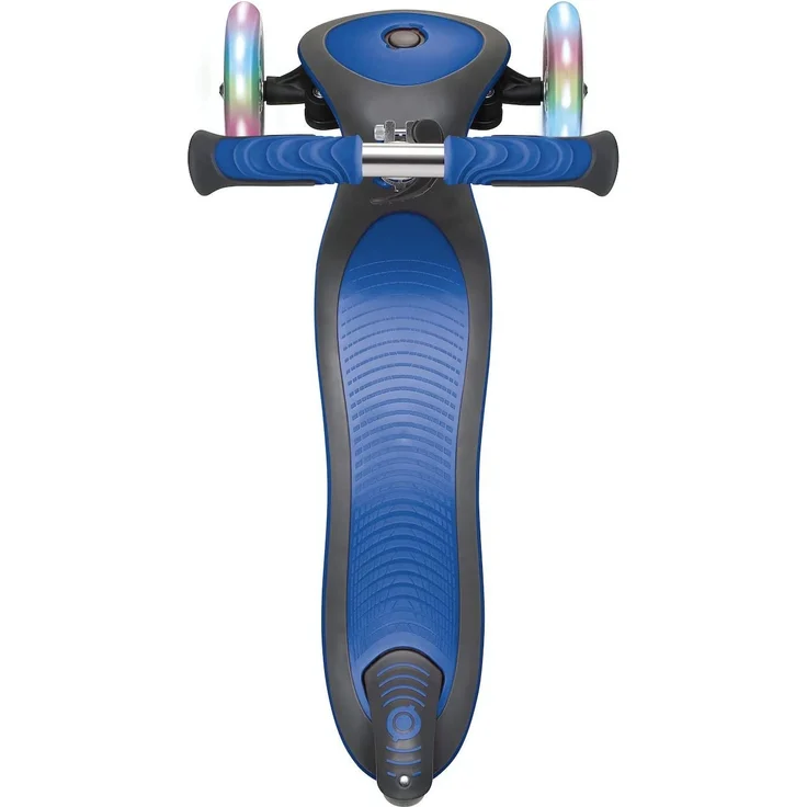 Scooter Globber Elite Lights Deluxe navy-blau mit Leuchtrollen – Bild 3