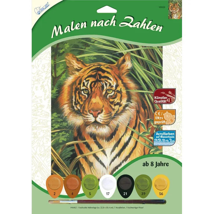 Mammut Malen nach Zahlen - Tiger(105020)