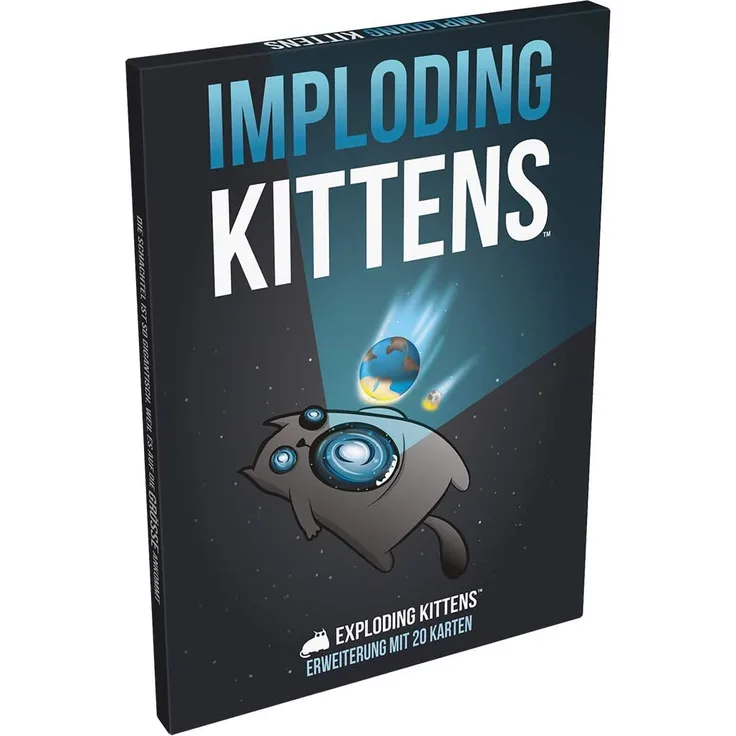 Asmodee Exploding Kittens - Imploding Kittens, Erweiterung, Partyspiel, Kartenspiel, Deutsch