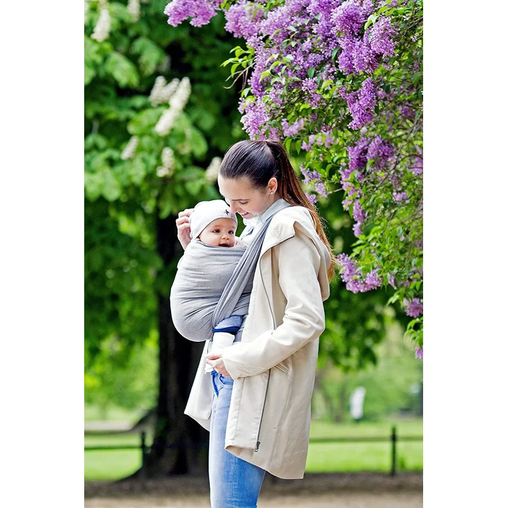 BAmazonas 'Carry Sling' Tragetuch Grey, 510 x 70 cm – Bild 6