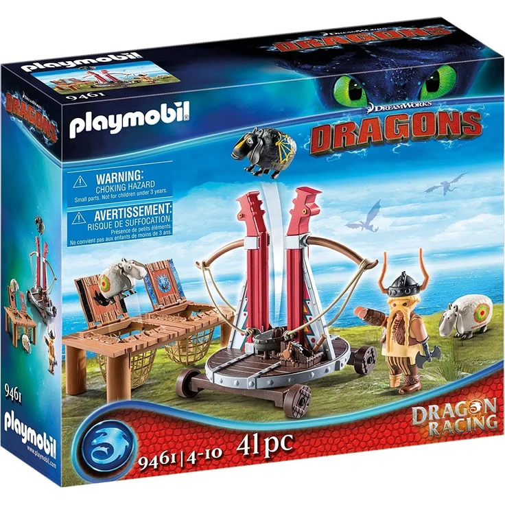 PLAYMOBIL Grobian mit Schafschleuder – Bild 1