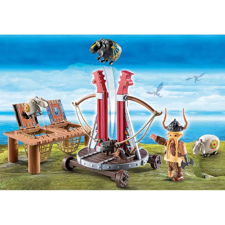 PLAYMOBIL Grobian mit Schafschleuder – Bild 3