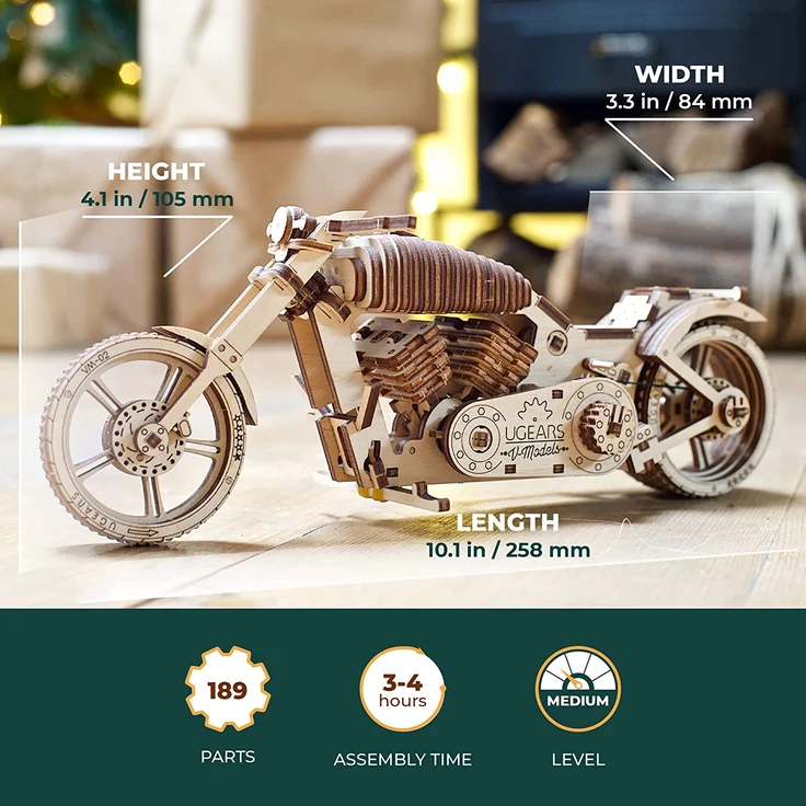 Ugears Motorrad VM-02 – Bild 4