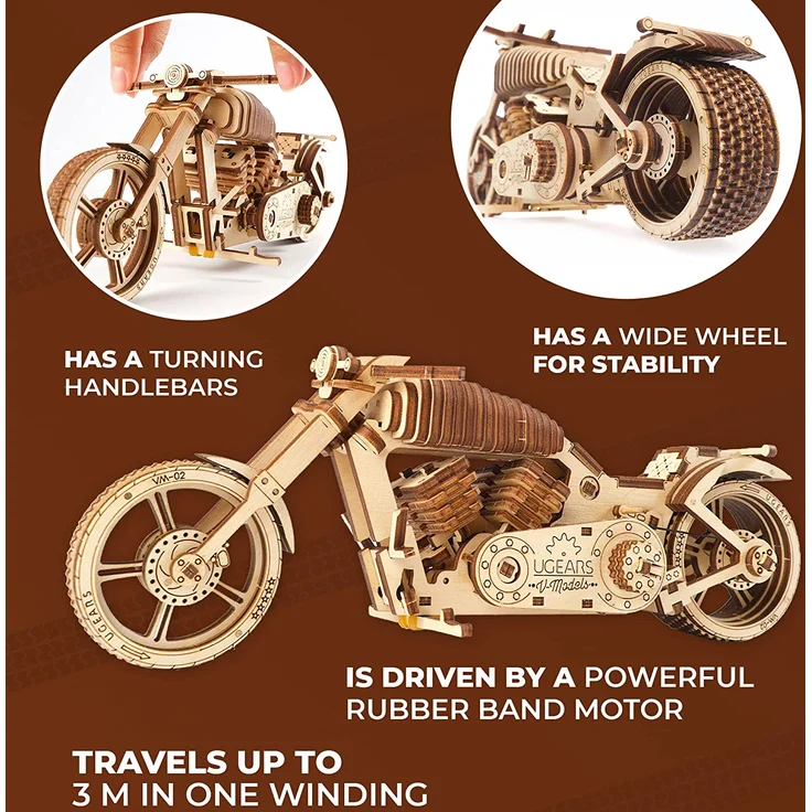 Ugears Motorrad VM-02 – Bild 2