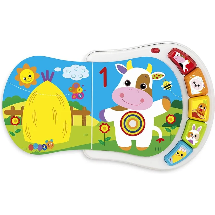 Chicco 00009778000000 EL Libro Los Animales De La Granja Zahlen FARMBUCH, Mehrfarbig – Bild 2