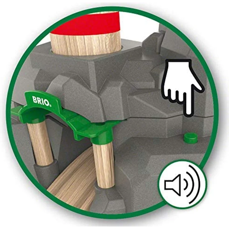 BRIO Eisenbahn Smart Tech Sound Große Goldmine, Brio World Eisenbahn Zubehör, Holzeisenbahn – Bild 10
