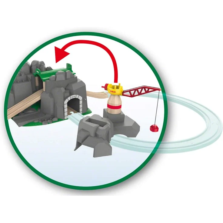 BRIO Eisenbahn Smart Tech Sound Große Goldmine, Brio World Eisenbahn Zubehör, Holzeisenbahn – Bild 11