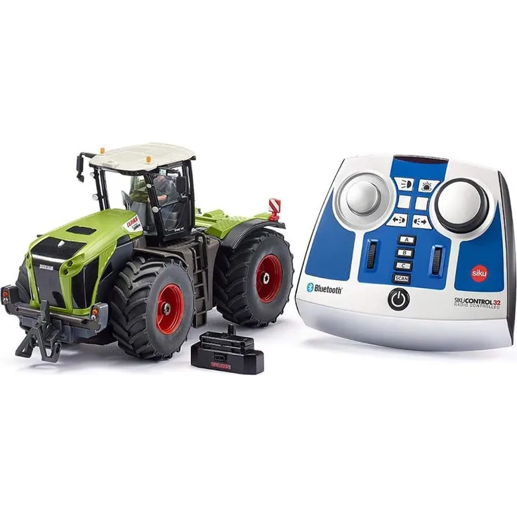 siku 6794, Claas Xerion 5000 TRAC VC Traktor, grün, Metall/Kunststoff, 1:32, Ferngesteuert, Inkl. Bluetooth-Fernsteuerung, Steuerung via App möglich
