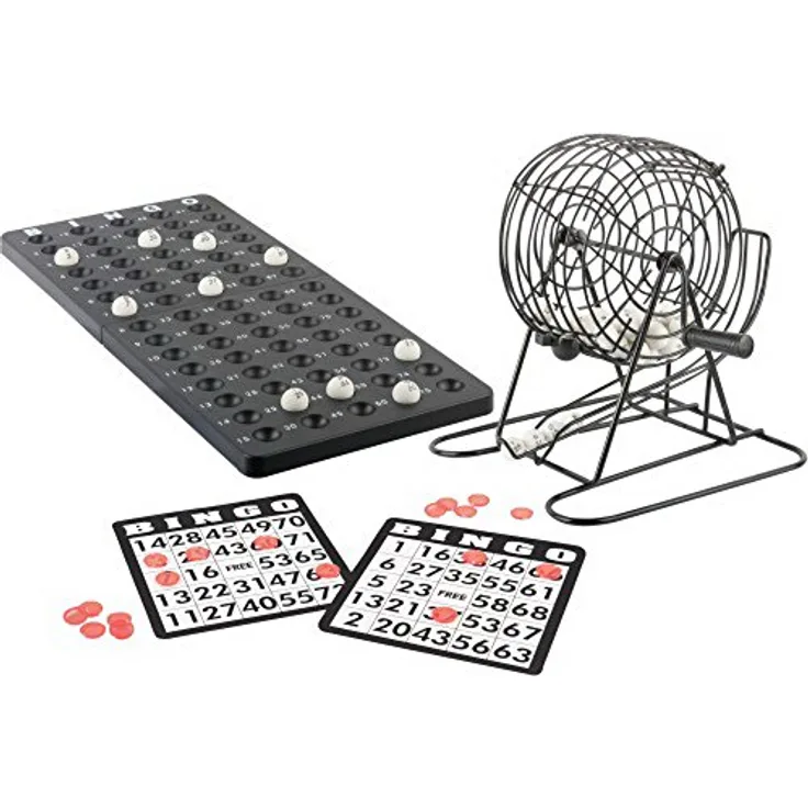 Natural Games Bingo mit Metallkorb