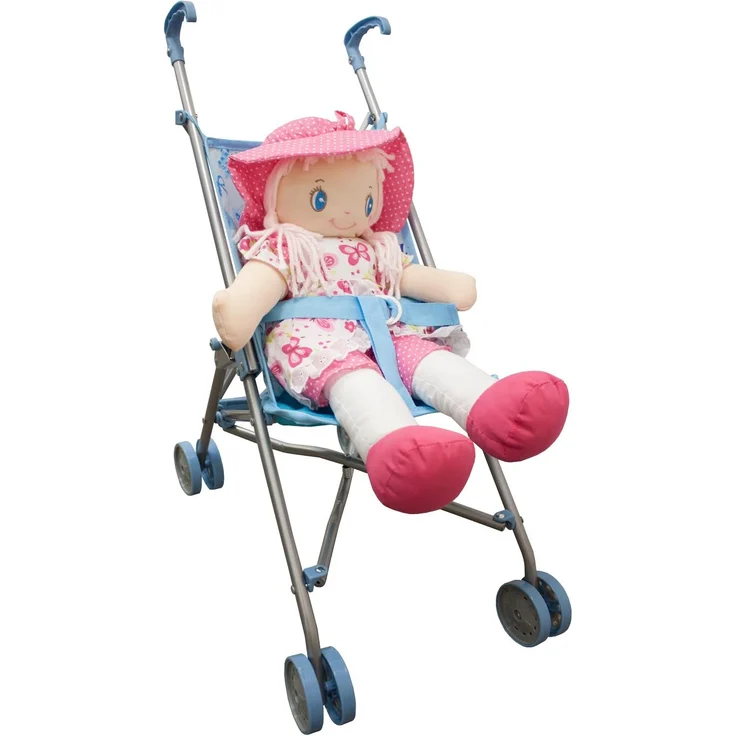 Idena Puppenbuggy, blau – Bild 6