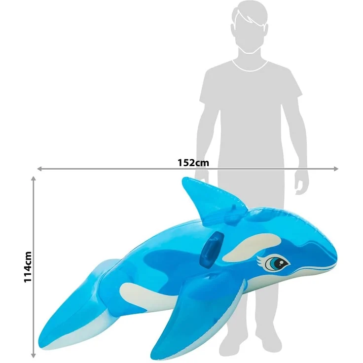 Intex Reittier Smiling Kleiner Wal Wasserspielzeug Schwimmtier Reiter aufblasbar - Preisvergleich – Bild 4