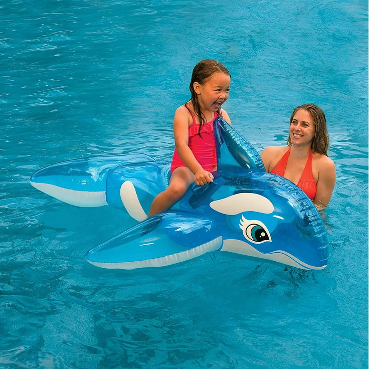 Intex Reittier Smiling Kleiner Wal Wasserspielzeug Schwimmtier Reiter aufblasbar - Preisvergleich – Bild 5
