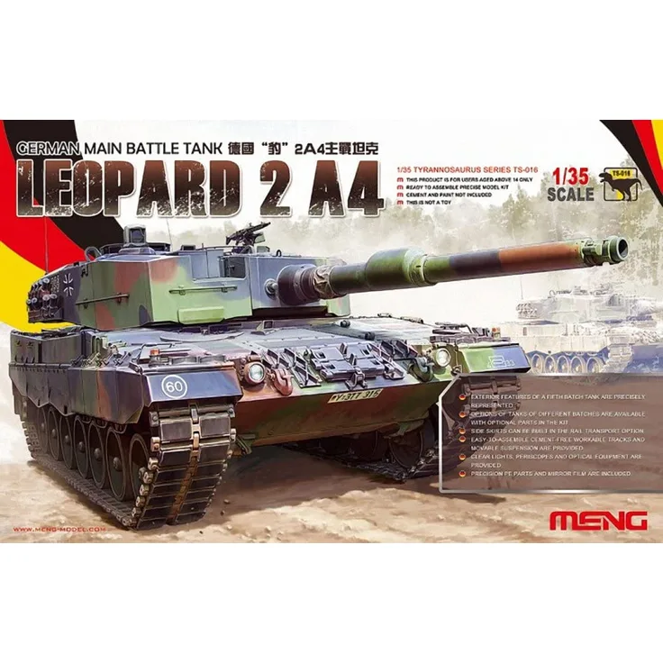 MENG-Model TS-016 German Main Battle Tank Leopard 2 A4