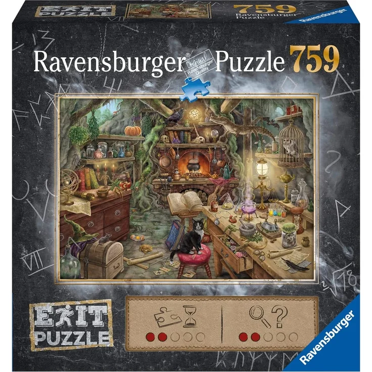 Ravensburger Puzzle 759 Teile Exit Die Hexenküche – Bild 1