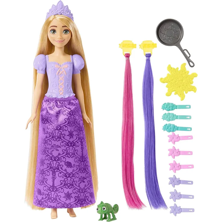 Mattel Disney princess hair game Rapunzel toy figure – Bild 2