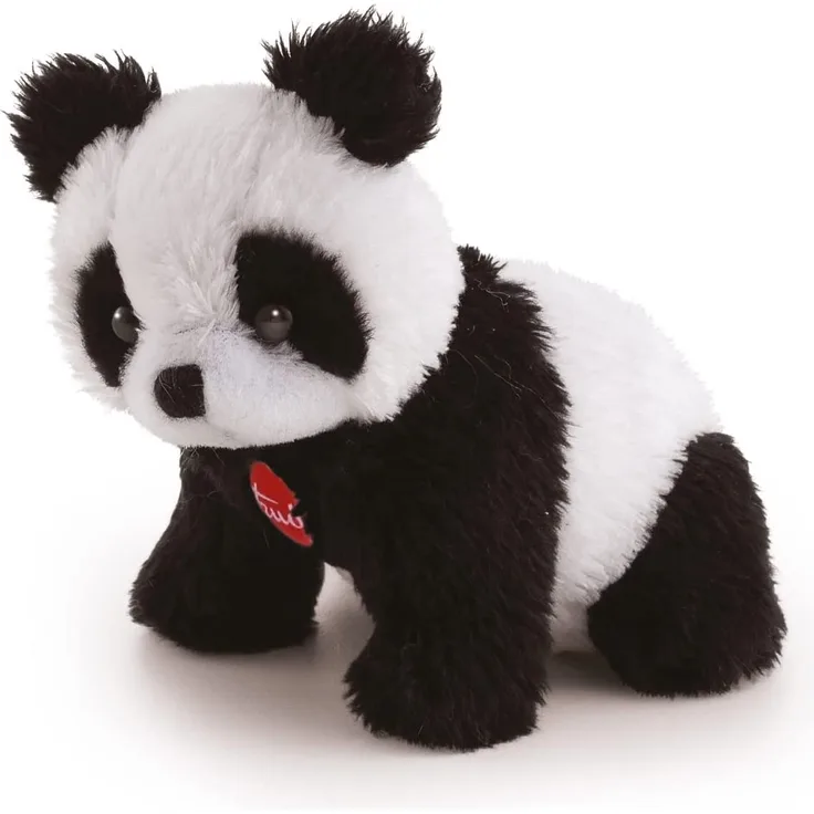 Trudi 50440 - Plüschtier Panda Bär schwarz weiß Plüschtier - Plüschtier Bär Panda Spielzeug, Schwarz, Weiß, 90 mm