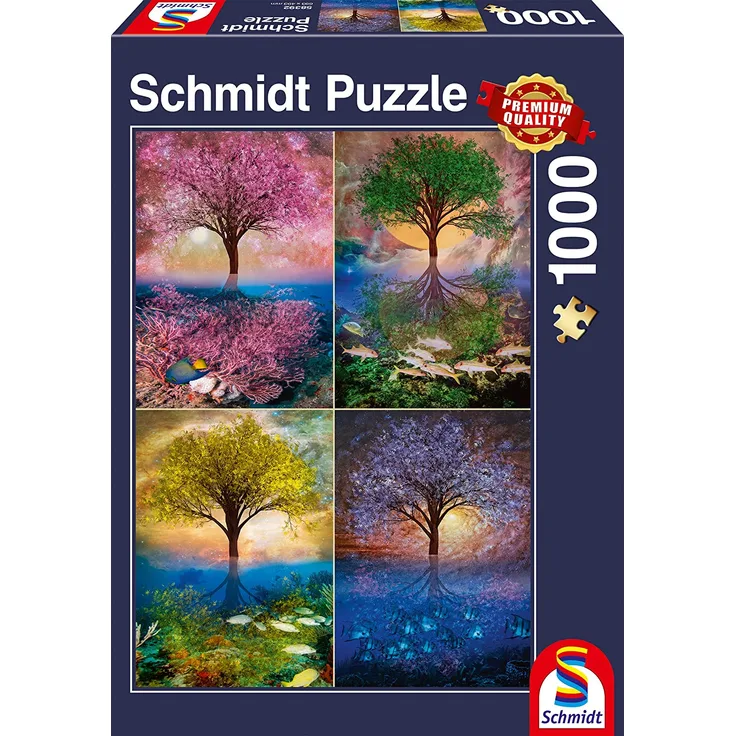Puzzle Magische Boom bij het Meer 1000 Teile