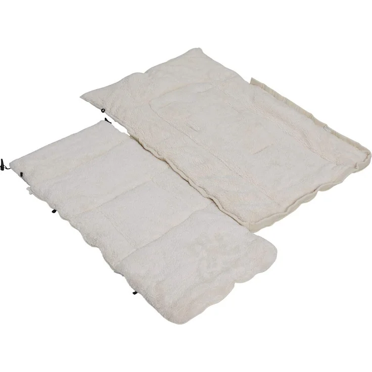 Monzana Babyfußsack Handwärmer Wetterfest Reflektoren-Streifen Reißverschluss abnehmbares Fußteil Waschbar Kinderwagen Winter Fußsack 90x60 cm – Bild 7