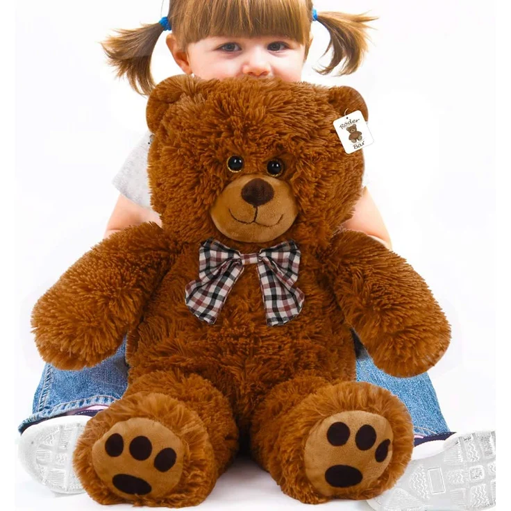Deuba 'Plüschtier Teddybär L Braun 50cm', Riesen Teddy Bär Valentinstag Geschenk, braun – Bild 2