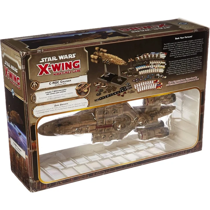 Fantasy Flight Games Star Wars X-Wing Miniaturen Spiel: c-ROC Cruiser Erweiterungsset – Bild 2