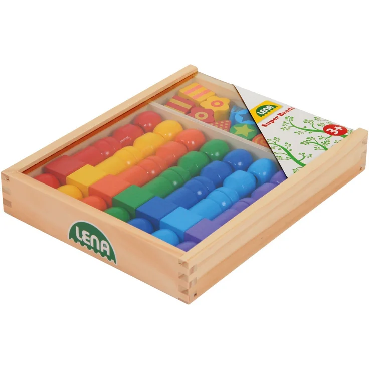perlenset junior 3 cm Holz 54-teilig - Preisvergleich – Bild 2