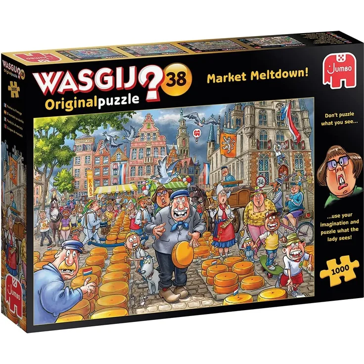 puzzle Wasgij Käsealarm 1000 Teile