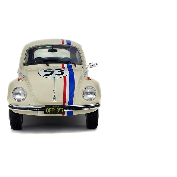 Solido S1800505 1:18 VW Käfer 1303 Racer #53, beige, Maßstab - Preisvergleich – Bild 3