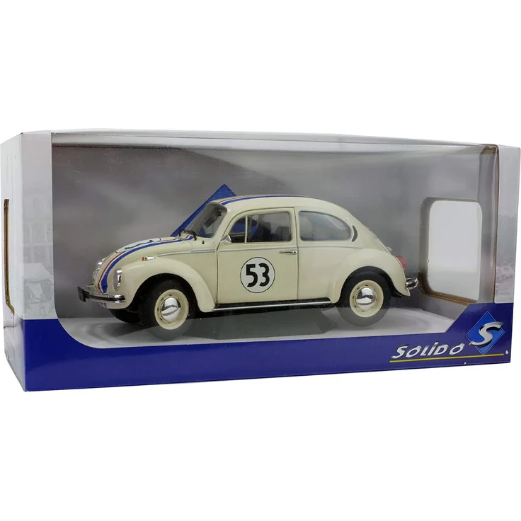 Solido S1800505 1:18 VW Käfer 1303 Racer #53, beige, Maßstab - Preisvergleich – Bild 7