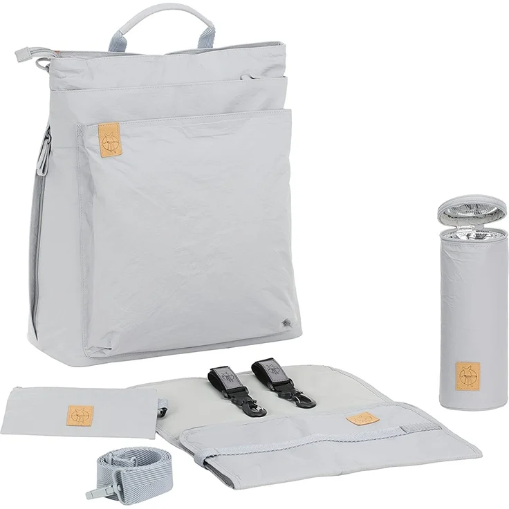 Lässig Green Label Tyve Wickelrucksack Grey – Bild 1