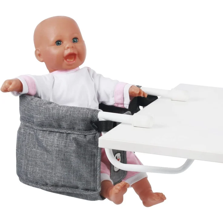 Bayer Chic 2000 735 76 Born Tischsitz für Baby-Puppen, Jeans grau – Bild 2