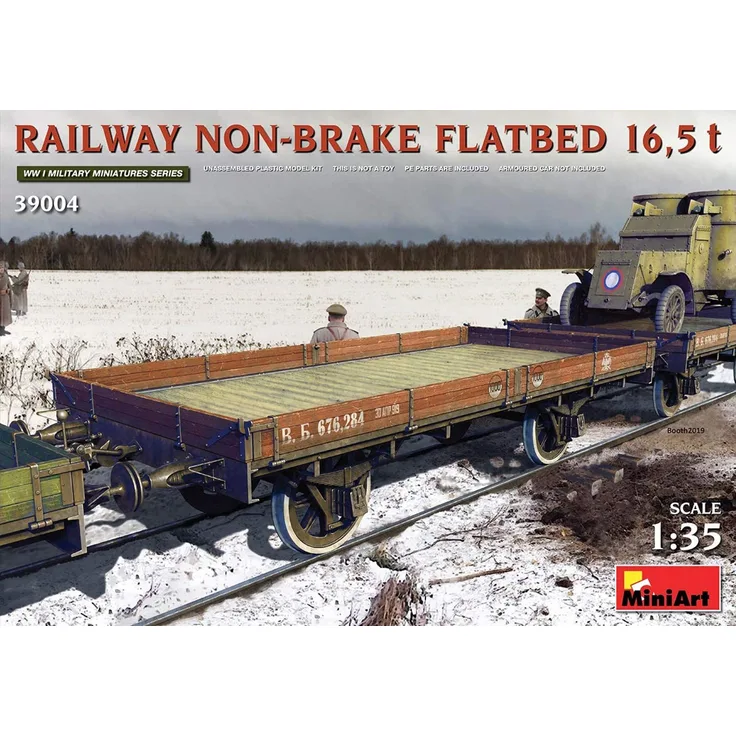 MiniArt 39004 Railway Non-brake Flatbed 16,5 t