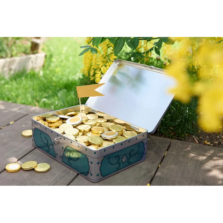 HABA 304839 - Find the code! Pirateninsel, Rätselspiel mit Schatzkarten-Puzzle und Schatzkiste zum Wiederbefüllen, Spiel ab 5 Jahren – Bild 5