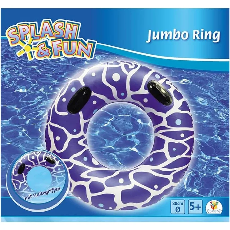 Splash & Fun Schwimmring mit Griffen, Ø 80 cm – Bild 1