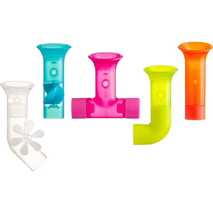 PIPES - Badewannen Spielzeug,Badewannen Spielzeug, Spielpass für Badewanne, BPA-, Phthalat- und PVC-frei, Ab 12 Monate,Für Kinder und Babies, ideal als Geschenk, Leichte Aufbewahrung