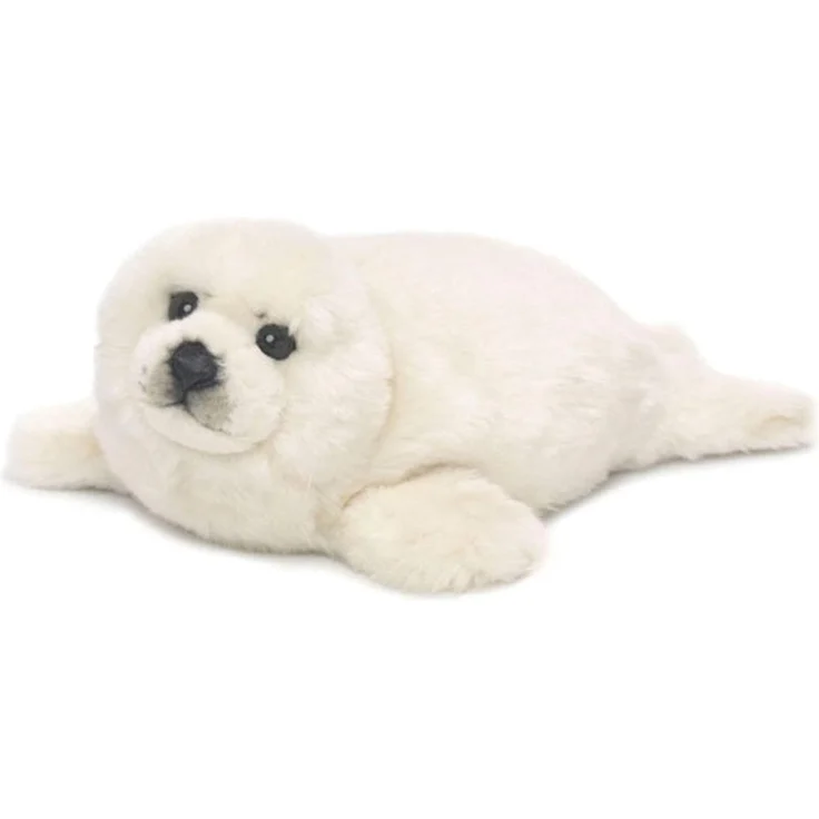 Mimex WWF16901 - Robbe, 38 cm, cremè – Bild 1