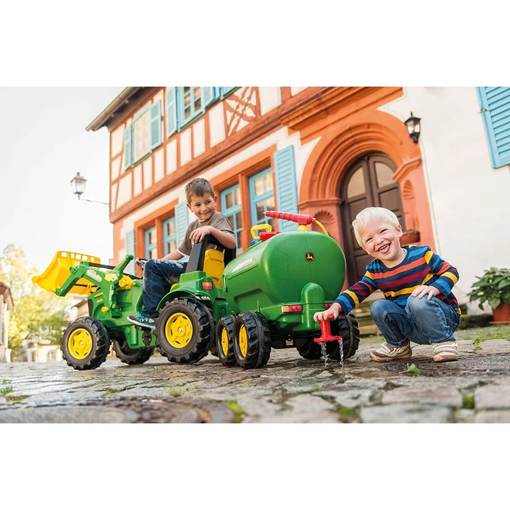 Rolly Toys rollyTanker John Deere Tankwagen (für Kinder 3-10 Jahre, mit Pumpe und Spritze, 30 Liter, Auslaufhahn) 122752 – Bild 2