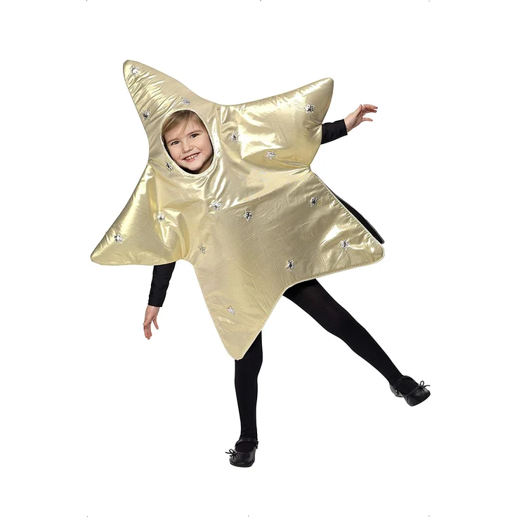 Smiffys, Kinder Unisex Weihnachtsstern Kostüm, Tunika, Größe: S, 31310 – Bild 1