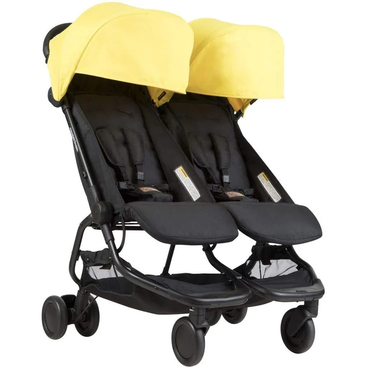 Mountain Buggy Nano DUO V1 Zwillings-, Geschwisterwagen - cyber gelb