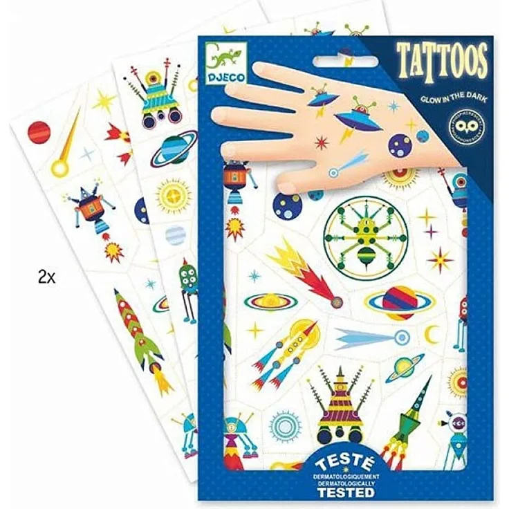 Djeco DJ09590 - Tattoos - Space Oddity