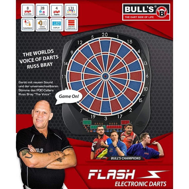 BULL'S® Elektronische Dartscheibe Russ Bray – Bild 3
