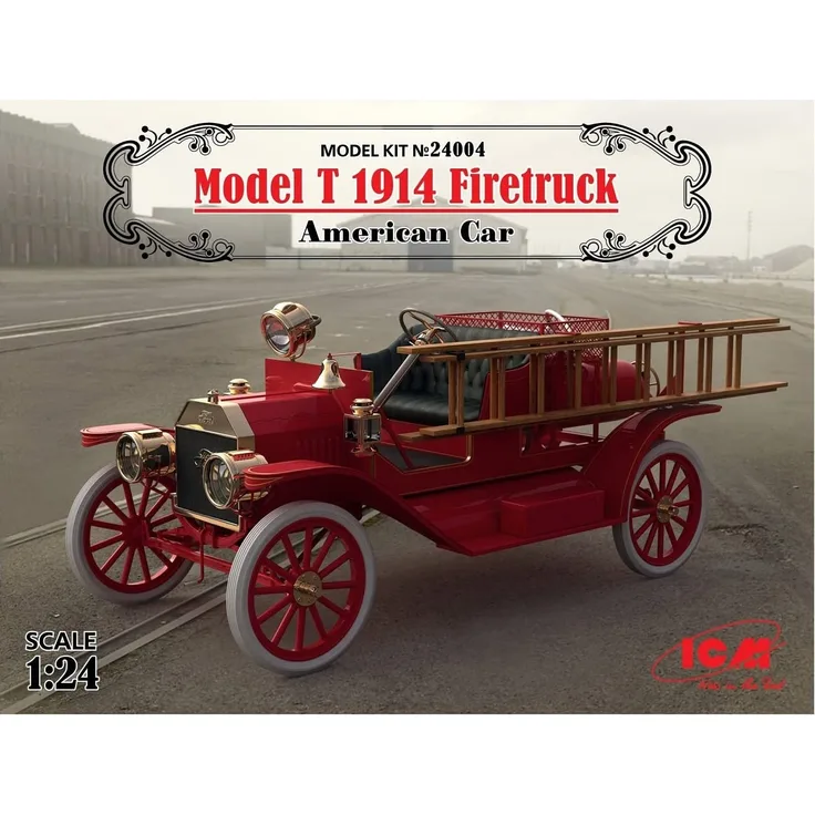 ICM 24004 Model T 1914 Firetruck American Car