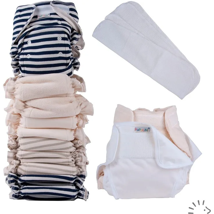 popolini UltraFit Set Windeln (Farbe: Rainbow / Material: Interlock Soft)
