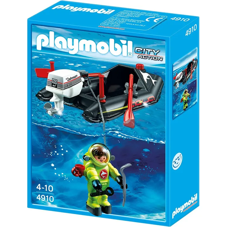 Playmobil 4910 - Kleinboot mit Tiefseetaucher