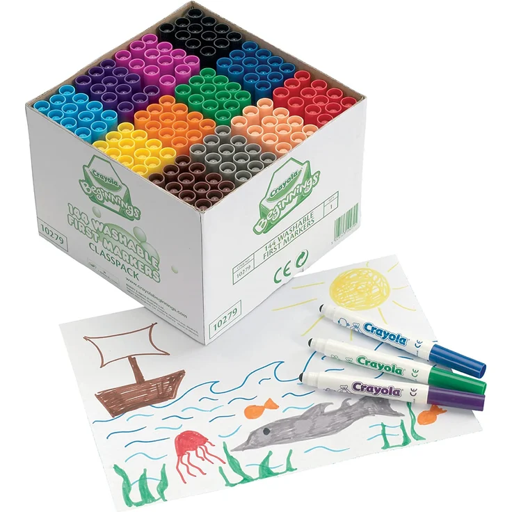 Crayola – 10279.0030 – Schulkinder – Classpack mit 144 Filzstiften
