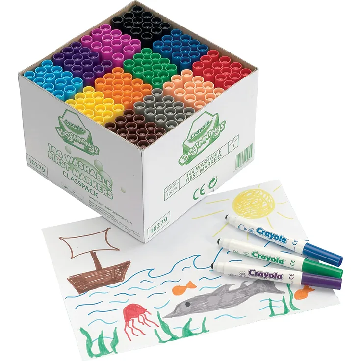 Crayola – 10279.0030 – Schulkinder – Classpack mit 144 Filzstiften