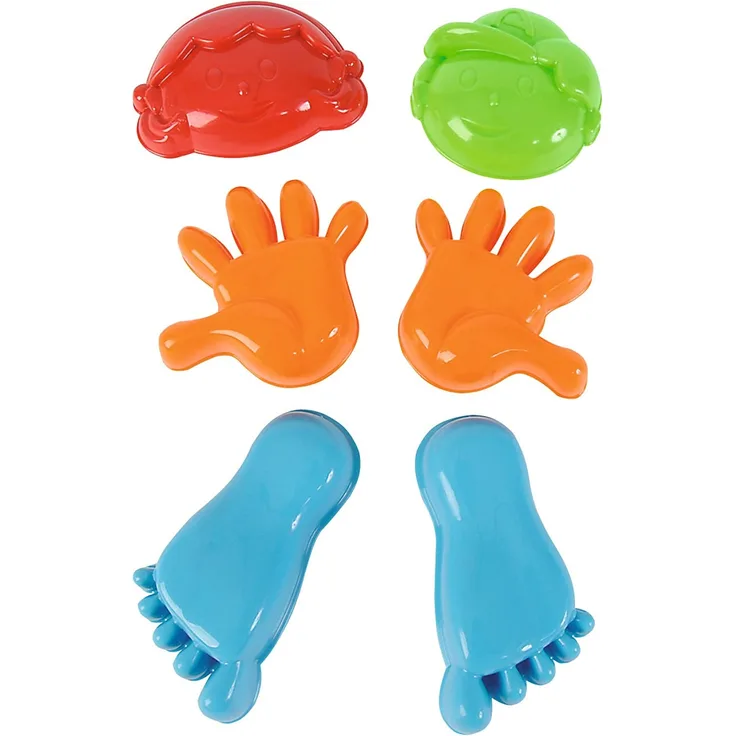 Simba 7103754 - Sandförmchen Set (mit 6 Sandförmchen)