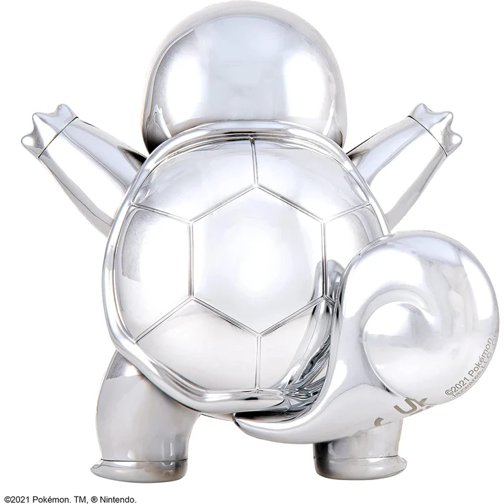 Pokémon - Select Battle Figur - Schiggy silber – Bild 4