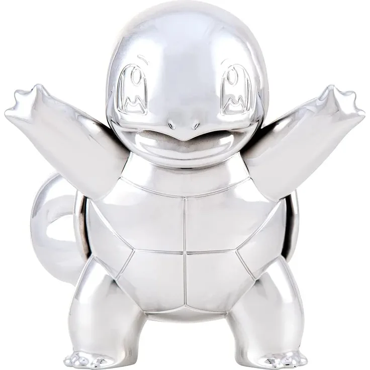 Pokémon - Select Battle Figur - Schiggy silber