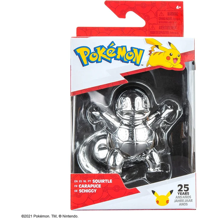 Pokémon - Select Battle Figur - Schiggy silber – Bild 2